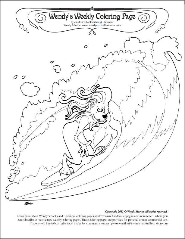dark surfer coloring pages - photo #18