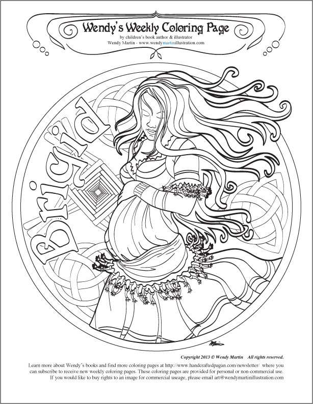pagan children moon coloring pages - photo #41