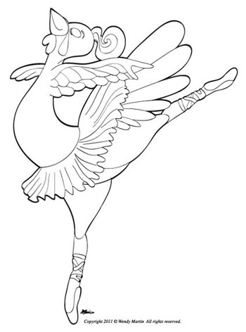 dancing turkey art children's illustration