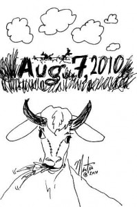 daily doodle for August 7, 2010