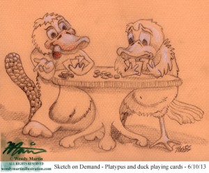 Platypus and duck